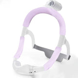 Satin Mask Strap Covers, Mask Frame Covers Compatible with DreamWear or ResMed AirFit Silky Satin Headgear Cover Set C P A Accessories & Supplies Face Cushion Pads for Reduce Red Marks (Light Purple)