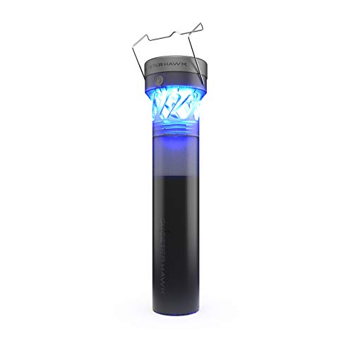 SKEETER HAWK Backyard Mosquito Bait Station - 2 Pack | Outdoor Bug Killer Using All-Natural Bug Attractant & UV Light Technology - Dusk to Dawn Sensor