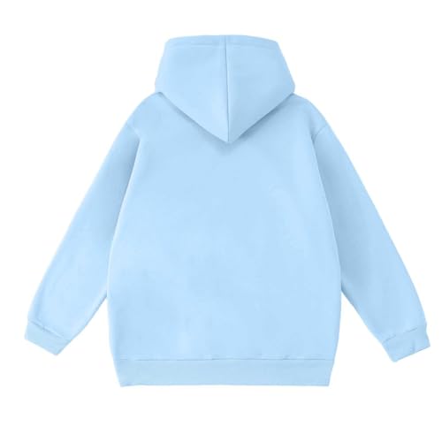 Welopet Hoodie with Dog Pouch, Kangaroo Pet Pouch Hoodie for Women, Pet Carrier Hoodies with Large Pocket for Carrying Puppy Kitten Dogs (Blue, L)