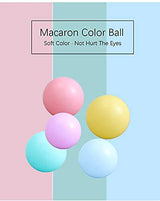 MoonxHome Ball Pit Balls for Toddlers, BPA Free Crush Proof Plastic Toy Balls for Ball Pit, Children's Water Toys, Ideal Gift for Christmas Balls for Play Tent 2.15" Pack of 100 White Clear and Pink