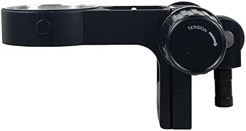 Microscope Kit Stereo Microscope Head Holder Focusing Arm Microscope Ring Mandrel Holder Diameter 76mm Accessories Microscope Lens Adapters (Color : 32mm-Black)