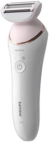 Philips Epilator Series 8000, Wet & Dry, 3-in-1 with Shaver & Trimmer Attachments for Women, 8 Accessories Included, BRE720/14