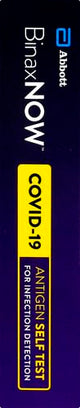 BinaxNOW COVID-19 Antigen Self Test, 1 Pack, 2 Tests Total, COVID Test With 15-Minute Results Without Sending to a Lab, Easy to Use at Home