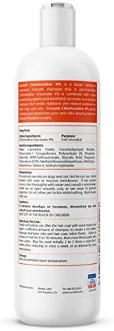 Curaseb Chlorhex 4% Shampoo for Dogs & Cats, Vet Strength Formula, 8oz