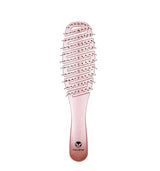 CALISTA Smoothie Hair Brush | Vented Design & Flexible Bristles Work in Wet & Dry Hair | Ergonomic Handle Detangles Without Pulling | Pain-Free Hair Accessories | All Hair Types (Pink)