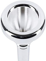 EASTROCK Trombone Mouthpiece,Silver Plated Trombone Mouthpiece Small Shank 6 1/2AL, Trombone Instrument Accessories Vacuum Packed