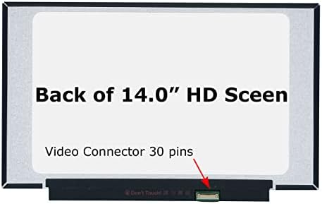 SCREENARAMA New Screen Replacement for NT140WHM-NS0 V8.0 V8.1 V8.2, HD 1366x768, Matte, LCD LED Display with Tools