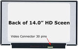 SCREENARAMA New Screen Replacement for NT140WHM-NS0 V8.0 V8.1 V8.2, HD 1366x768, Matte, LCD LED Display with Tools