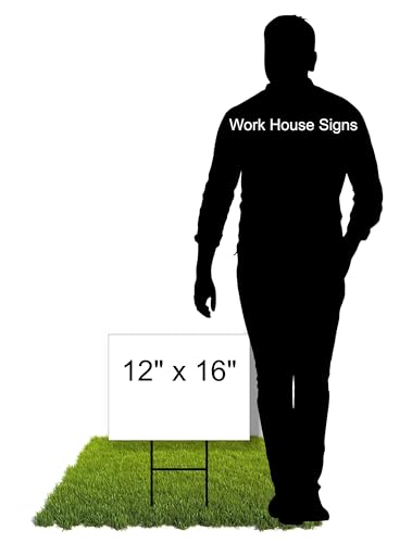 Eco Trump For Prison 2024 political Biden 1 Double Sided 12x16 in Yard Road Sign w/Stand