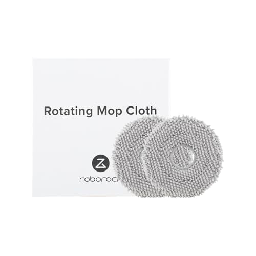 roborock 4 Pack Microfiber Mop Cloths for Q Revo, Qrevo MaxV, Qrevo S, Qrevo Pro, Qrevo Slim Robot Vacuum Cleaner, Mop Pad Replacement Accessories