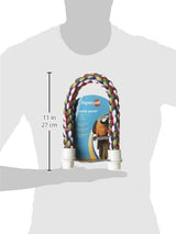 JW Pet Comfy Perch For Birds Flexible Multi-color Rope, Large - 21" Length