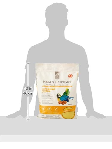 Hari Tropican Baby Bird Food, Parrot Food, Complete Nutrition Diet, Hand-Feeding Formula, 11 lb Bag