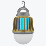 Wisely Bug Zapper Outdoor/Indoor Electric, USB-C Rechargeable Mosquito Killer Lantern Lamp, Portable Insect Electronic Zapper Indoor Trap, with LED Light 1PK Olive