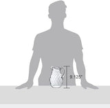 Amazing Abby - Bubbly Whirly - Plastic Pitcher (64 oz, 2 Quart), Clear Water Pitcher with Lid, Fridge Jug, BPA-Free, Shatter-Proof, Great for Iced Tea, Sangria, Lemonade, Juice, Milk, and More
