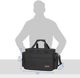 AKOZLIN Cable File Bag DJ Gig Bag Cord Organizer Case with Detachable Dividers for Laptop,DJ Gear, Sound Instrument and Music Equipment Accessories