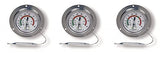 Cooper-Atkins 6812-01-3 Vapor Tension Panel Thermometer with Back Flange, NSF Certified, -40/60°F Temperature Range (3)