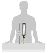 WGTC Thermometer AS5H909 9" Scale, 3-1/2" Stem Length, -40/110°F Temperature Range Blue Spirit Filled Industrial Thermometer with ABS Case, and Adjustable Angle Stem