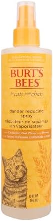 Burt's Bees for Pets Cat Dander Spray with Colloidal Oat Flour and Honey, 2pk, 99.3% Natural Origin Formulas, Cat Dander Remedy, Cat Spray for Allergy Relief, Cat Dander Spray, 2pk, 10oz