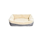 Amazon Basics Anti-Slip Self-Warming Pet Bed For Cat or Dog, Rectangle, Grey, 24"L x 20"W x 7"H