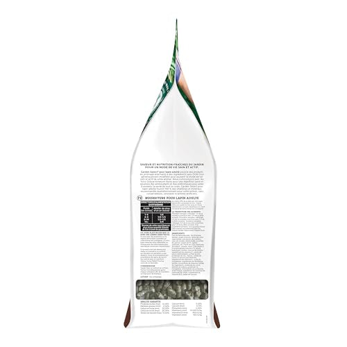 Oxbow Garden Select Rabbit Food, Adult, Made with Oxbow Timothy Hay for Rabbit, Bunny Food Pellets, Non-GMO, No Soy or Wheat, Small Animal Pet Products, Made in USA, High Fiber, 8 lb. Bag