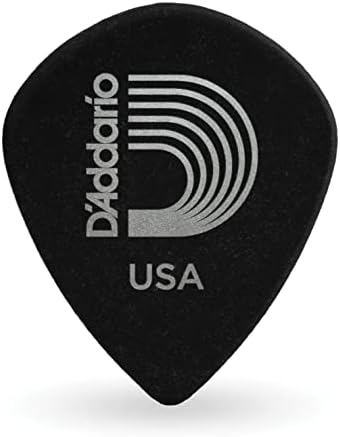 D'Addario Accessories 3DBK7-25 Black Ice Guitar Picks, Extra-Heavy, 25 Pack