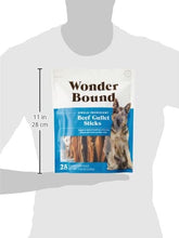 Load image into Gallery viewer, Wonder Bound Beef Gullet Sticks Dog Treats, 5-6 Inch, Pack of 25, Highly Digestible, Minimally Processed, 7.05 Ounce, 25 Count (Pack of 1)
