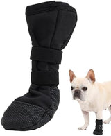 ETIAL Dog Paw Wound Recovery Boot, Waterproof Dog Bootie for Injured Paw, Anti-Slip Dog Shoe with Self-Adhesive Strap, Dog Paw Protector for Outdoor Walking & Keep Dogs from Licking Wounds (XL)
