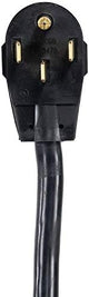Certified Appliance Accessories 40-Amp Appliance Power Cord, 4 Prong Range Cord, 4 Wires with Eyelet Connectors, 4 Feet, Copper Wire