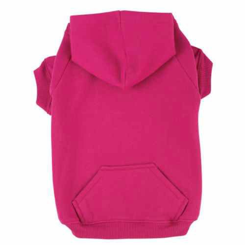 Zack & Zoey Dog Hoodies Bright Soft Cotton Hooded Sweatshirt for Dogs Choose Size & Color(Large Tomato Red)