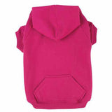 Zack & Zoey Dog Hoodies Bright Soft Cotton Hooded Sweatshirt for Dogs Choose Size & Color(Large Tomato Red)