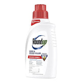 6 Bottles Roundup Concentrate Weed and Grass Killer - 32 FL OZ Makes 10 Gallons
