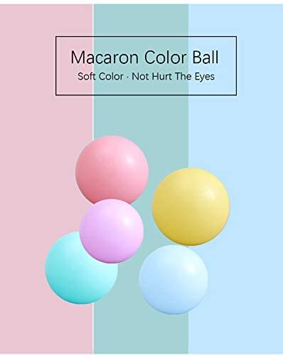 MoonxHome Ball Pit Balls for Toddlers, BPA Free Crush Proof Plastic Toy Balls for Ball Pit, Children's Pool Water Toys, Ideal Gift for Christmas Balls for Play Tent 2.15" Pack of 100 White&Green&Pink