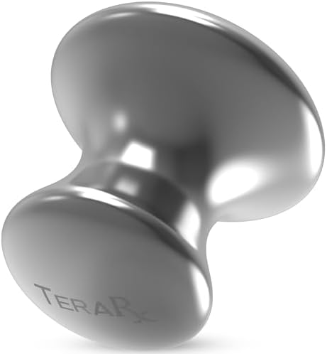 Terahertz Stone Gua Sha & Massage Tools – Authentic Terahertz Tools for Lymphatic Drainage, Tension Relief, and Facial Relaxation (Mushroom Gua Sha)