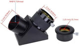 2" Zenith Diagonal Dielectric Mirror for Refractor Astronomical Telescope 99% Reflection Accessories 90 Degree
