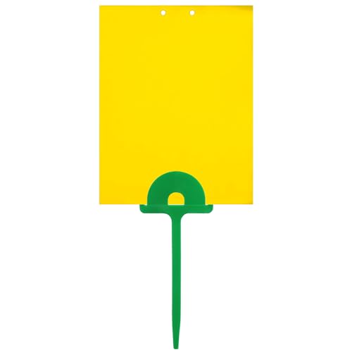 60 Sheets Sticky Fly Traps, Dual-Sided, for Flying Insect, Indoor and Outdoor, 8x6 Inch, Yellow