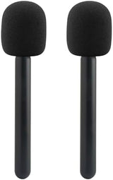 for DJI Mic Holder, Stand for DJI Mic 1/2, Replacement Interview GO Handheld Adaptor for Rode Wireless GO II / 2 / ME/Pro, Wireless Lav Microphone Handle Mount 2-Pack Adapter Accessories