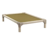 Kuranda Chewproof Elevated Pet Bed - Almond PVC - 50" x 36" - Cordura Nylon - Gold