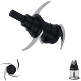 For Ninja 16-Ounce Food Chopper Express Chop Blade - Replacement Blades Compatible with Ninja NJ100 NJ110GR NJ100WM For Ninja Express Chopper 4 Point Blender Attachment Accessories