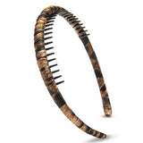 STHUAHE4PC Multicolor Protection Resin Teeth Comb Hair Hoop Hairband Headband Hair Accessories by Beauty hair (4-color)