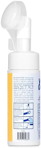 Wet Ones for Pets Antibacterial Dog Paw Cleansing Foam with Built-in Paw Scrubber Brush, Tropical Splash Scent | Dog Paw Cleaner with Antibacterial Foam and Brush, 5 oz - 6 Pack