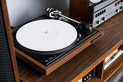 Acrylic Turntable Mat by Break Tradition - Vinyl Record Accessories for LP Record Player - Premium Turntable Slipmat to Reduce Noise Due to Static and Improve Sound Quality (White)