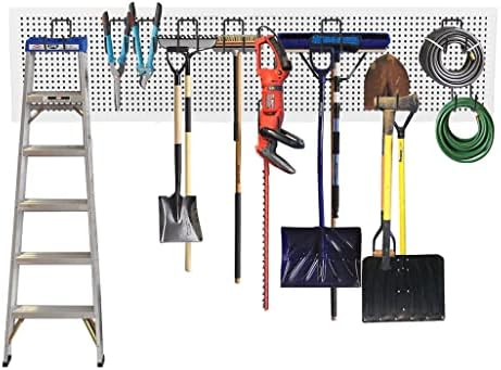 KINOMI 24 Pack Pegboard Hooks Heavy Duty Pegboard Drill Holder Power Tool Holder, Value Set, Large Pegboard Accessories and Hooks for Tools, Power Drills, Art and Craft Supplies etc
