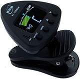 ENO MUSIC Solid Big Clip-on Professional Wind Instruments Alto Saxophone Tuner, Colorful LCD Display, Saxophone Accessories