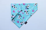 Easter over the collar dog bandana, pastel color spring no tie slip on pet neckerchief (Easter I woof you, X-Small)