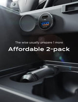 LISEN 54W Car Phone Charger USB C, Cigarette Lighter Adapter, Car Accessories for iPhone, USB C Car Charger Adapter USBC Type C 12v, Fit for iPhone 16E 16 15 14 13 12 Samsung S25 Google iPad Android