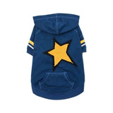 Reddy Star Pet Hoodie Navy Large
