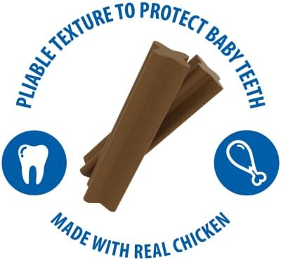 N-Bone Jumbo Puppy Teething Sticks Chicken Flavor Dog Treats, 7.28-oz Bag