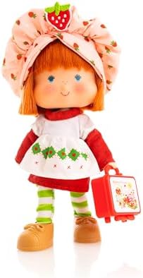 Strawberry Shortcake 'Limited Edition' Classic Version Strawberry Shortcake 5.5-inch Poseable Sweet Scented Fashion Doll with 4 Surprise Reveal Accessories