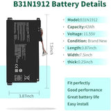 DMKAOLLK 42Wh B31N1912 C31N1912 Battery Replacement for Asus VivoBook 14 E410M E410MA L410M L410MA E410KA F414MA-CL E510KA L510MA R522MA Vivobook 14 E410MA-EK017TS Notebook 11.5V Vivobook L410M-15