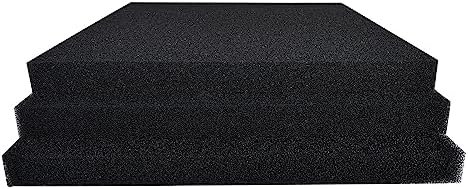 ALEGI Aquarium Sponge Filter Pad, Bio Filter Media Foam Sponges, Cut-to-Size Foam for Fish Tank (20"x20"x1.57" (50PPI))